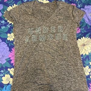 Gray under armor t shirt